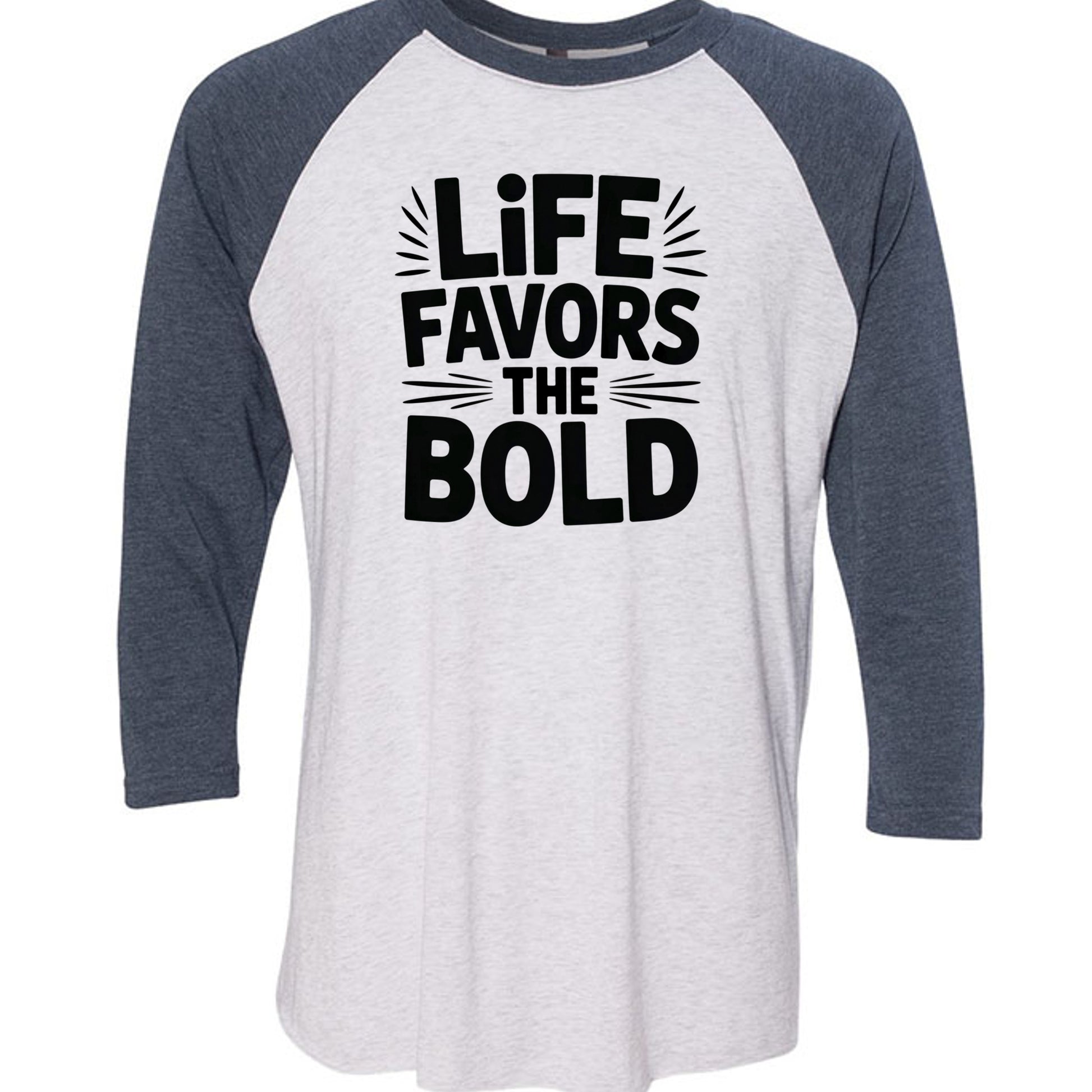 Indigo / Heather White - 6051 - FRONT