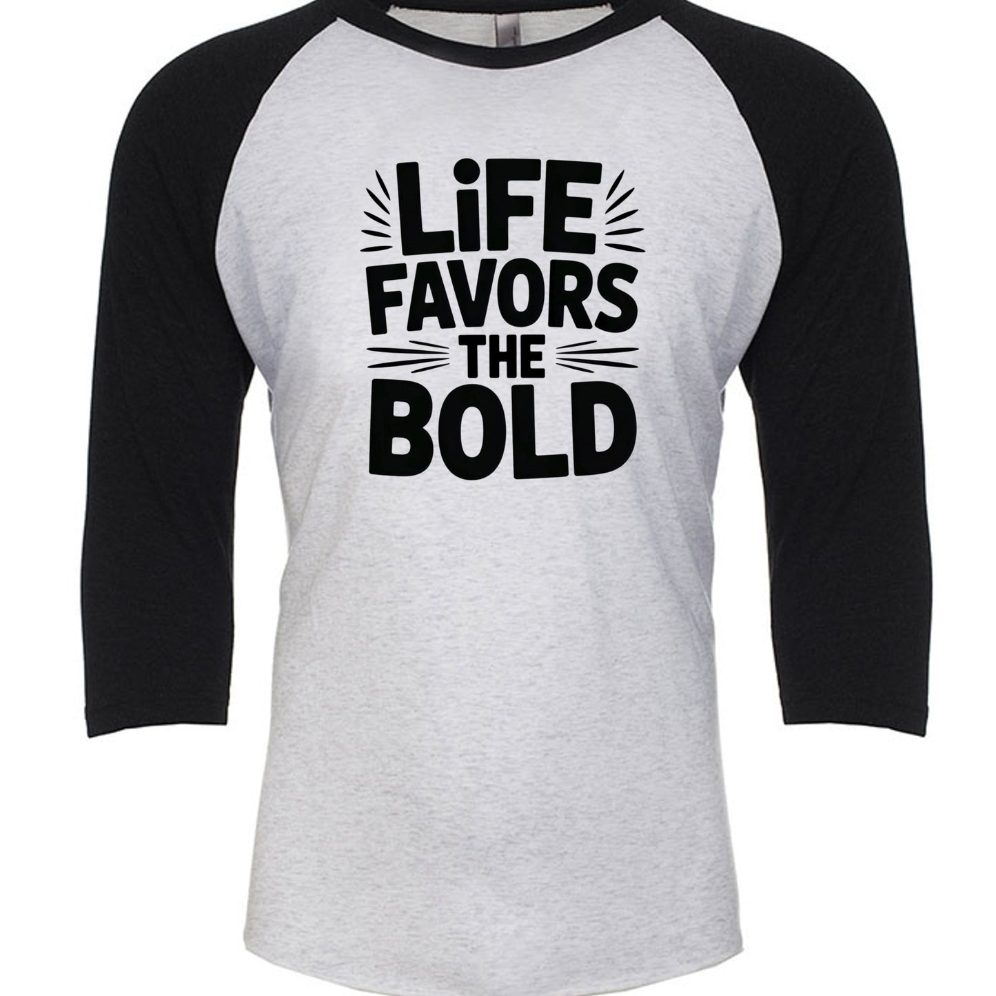 Vintage Black/ Heather White - 6051 - FRONT