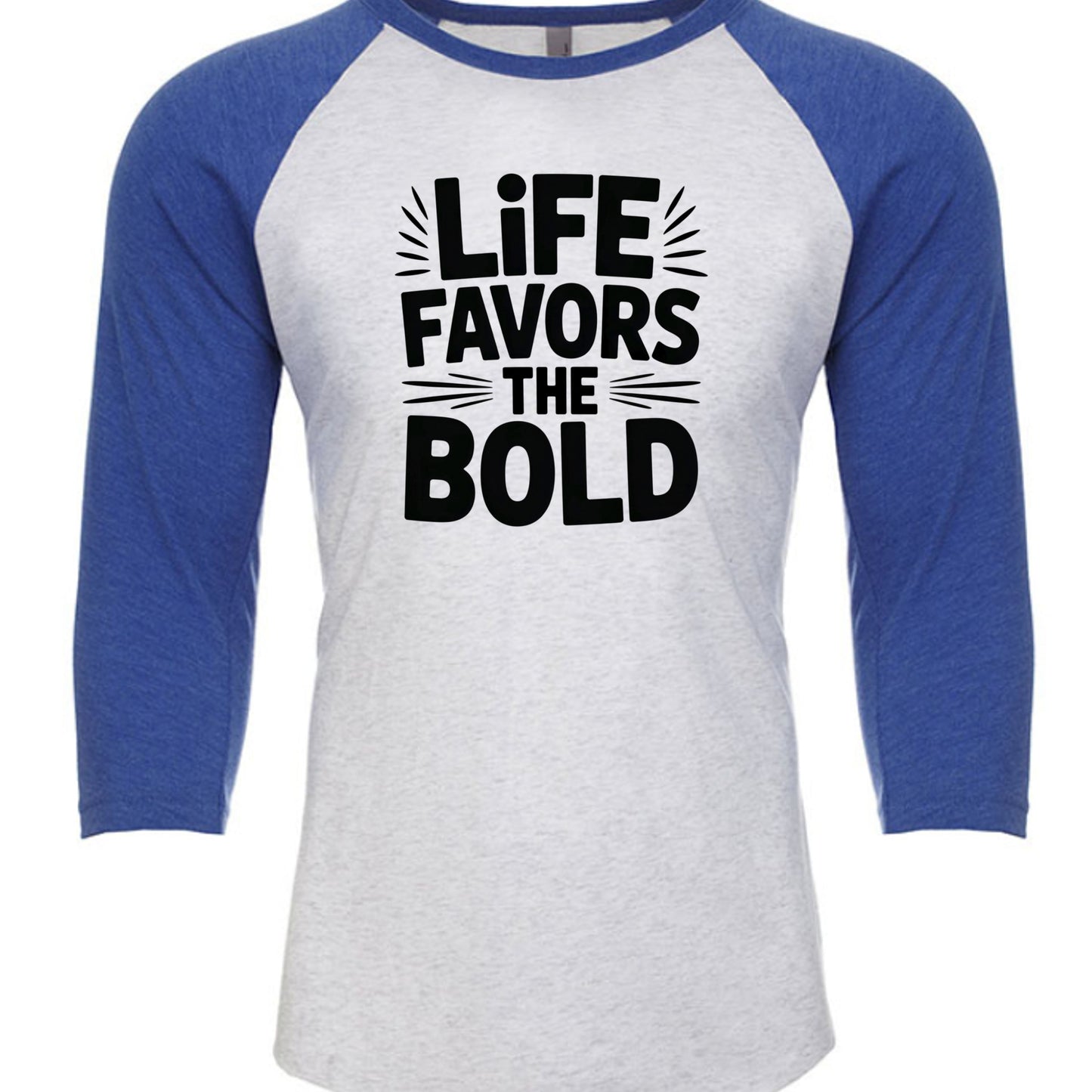 Vintage Royal/ Heather White - 6051 - FRONT