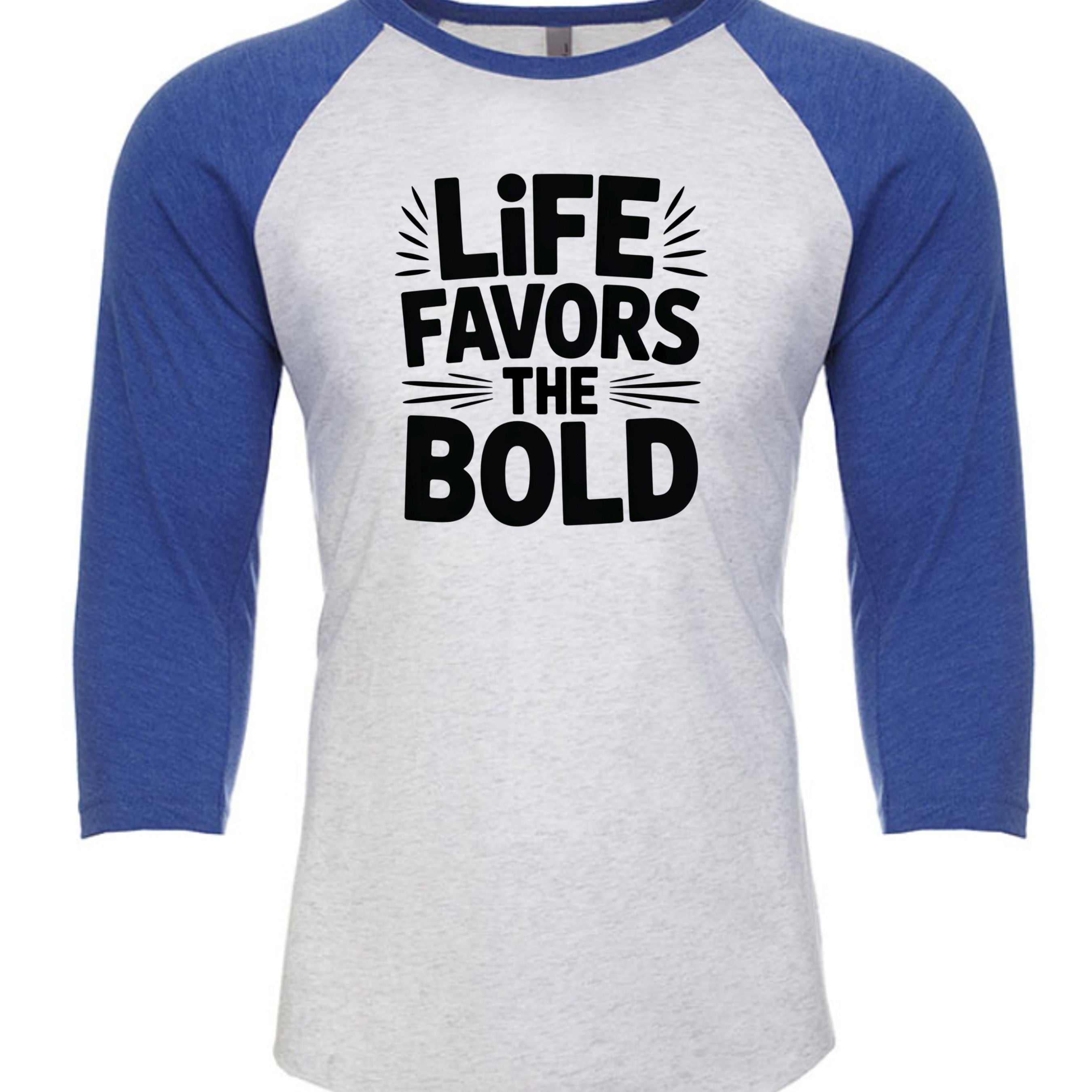 Vintage Royal/ Heather White - 6051 - FRONT