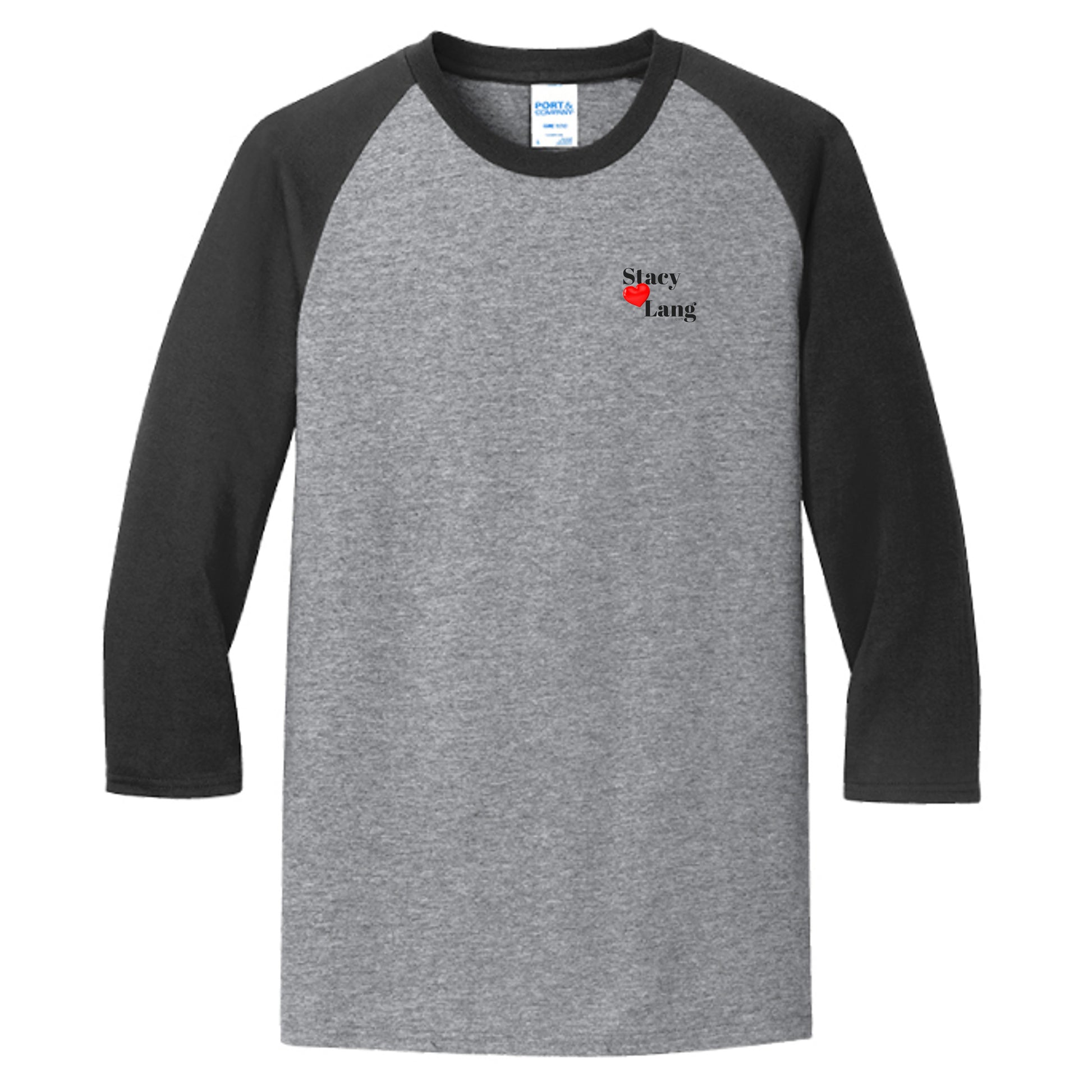 Athletic Heather/Jet Black - PC55RS - FRONT
